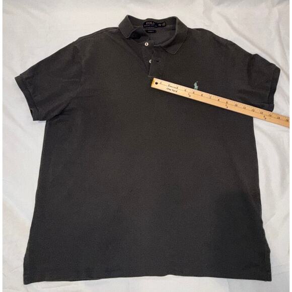 Ralph Lauren Men’s Polo XXL – Heather Grey Classic Fit with Mint Pony Logo - Picture 3 of 4